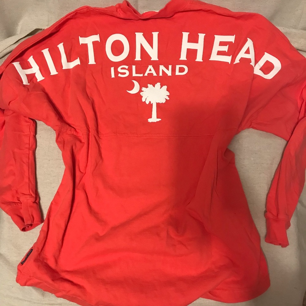 Hilton Head SC long sleeve size s oversized fit worn once